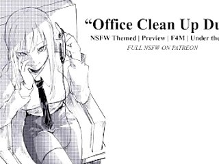 “office Clean Up Duty” [dom]female X Listener Nsfw Audio F4m