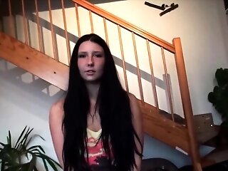 Internal Ejaculation Prize For Anal Invasion Addicted Teenager In Ripped Pants
