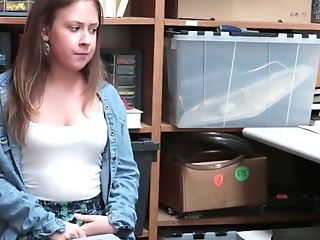 Chubby Nubile Caught Stealing And Fucked By A Security Man