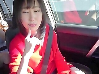 Hauru Yamaguchi &amp; Shuri Hazuki - Watching Each Other Car Hook-up P3