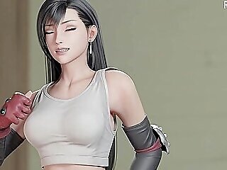 Facing Tifa In An Stamina Battle